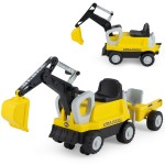 2-In-1 Ride on Tractor with Digging Arm