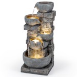 (Gray) 5-Tier Bowls