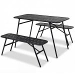 Metal Picnic Table Bench Set