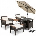 3-Piece Patio Lounge Bundle