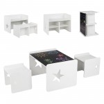 3 Pieces Kids Table and Chair Set