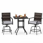 3 Pieces Swivel Bar Set
