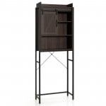 with Sliding Door & Paper Holder & Adjustable Bottom Bar