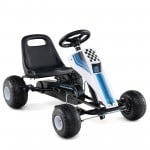 Go Kart with Adjustable seat, Free-wheel cluth, Hand brake