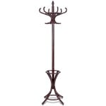 Wooden Standing Coat Rack Tree
