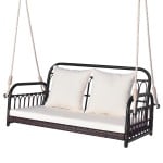 with cushion and pillows