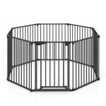8-Panel with Auto-close Locking Door