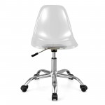 Armless Adjustable Height Office Chair