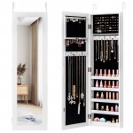 Door and Wall Mounted Armoire Jewelry Cabinet