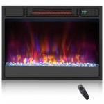 23 Inch Recessed Electric Fireplace