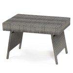 PE Rattan Side Table