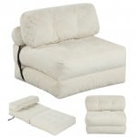 Folding Sofa Bed with Pillow