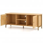2 PE Rattan Doors