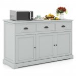3 Drawers Sideboard Buffet Storage