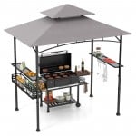 8 x 5 Feet with 10 Hooks and storage basket