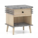 with Antique Grey Faux Marble Top