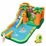 Monkey-Themed Inflatable Bounce (with 680W Blower)
