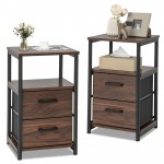 Bedside Table Set of 2