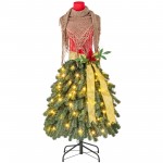 with Red Berries Gold Ribbon and Scarf