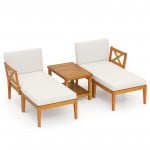 Chaise Lounge Chair Set