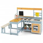 with Kids Picnic Table and Built-in Bench