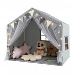 with 2-tier Curtains & Mat