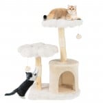 Cute Solid Wood Cat Tree