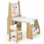 with Easel and Chair