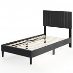 with Vertical Channel Tufted Headboard