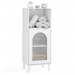 [35.5 Inch H] with Glass Door & Removable Shelf