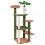 Multilevel Cat Tree with plants