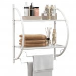 [Wall-Mounted] 2-Tier Shelf & 2 Hanging Bars