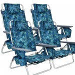 4-Pack Backpack Beach Chair