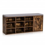 9-cube Shoe Bench