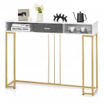 48 Inch 2-Tier Console Table