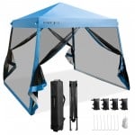 10 x 10 Feet with Mesh Sidewalls