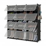 12-Cube 48 Pairs Portable Shoe Shelves