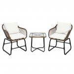 Patio Rattan Bistro Set