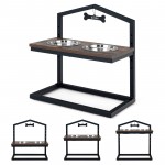 5-Level Adjustable Height / with 2 Bowls / Mini Blackboard