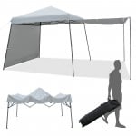 10 x 10 Feet with Sidewalls and Awnings