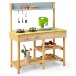 Green with Top Open Shelf