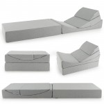 4-in-1 Convertible Folding Sofa Bed