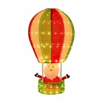 Santa in Hot Air Balloon