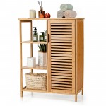 [34.5-inch H] 3-Tier Shelf & Side Cabinet