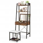 Ladder Vanity Desk Set