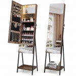Lockable Freestanding Jewelry Organizer