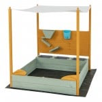 with Sand Wall and Canopy