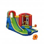 Long Water Slide & Pool with 740W Blower