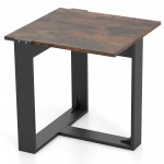 Industrial Sofa End Table