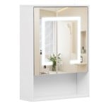 Mirror with 3 Color LED Lights
